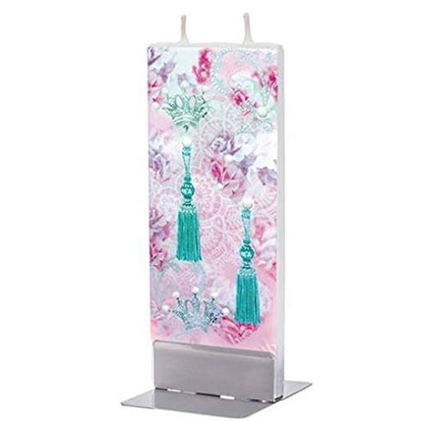 Elegant Holiday Decor ... Flatyz Handmade Twin Wick Unscented Thin Flat Candle